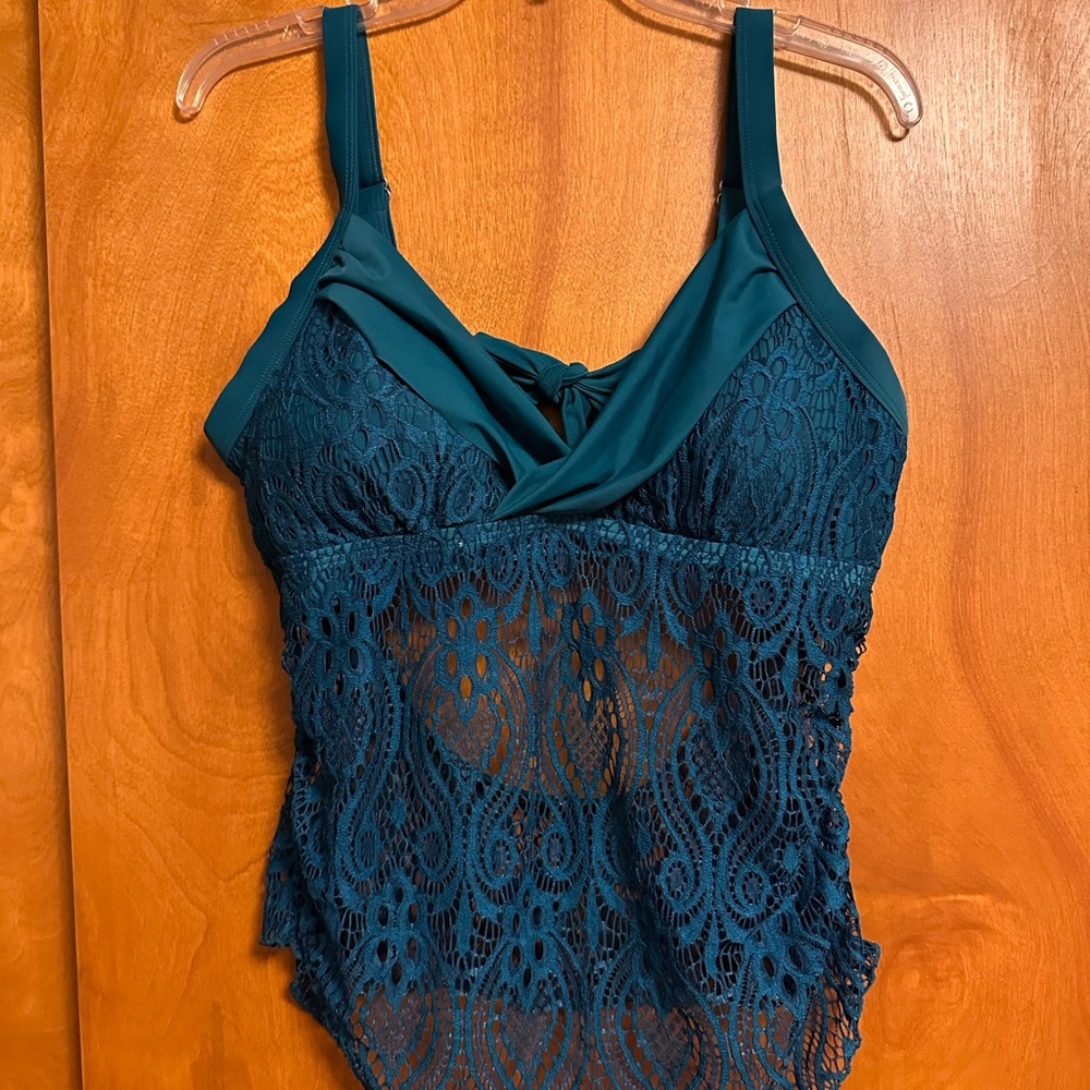 Teal Green Tankini